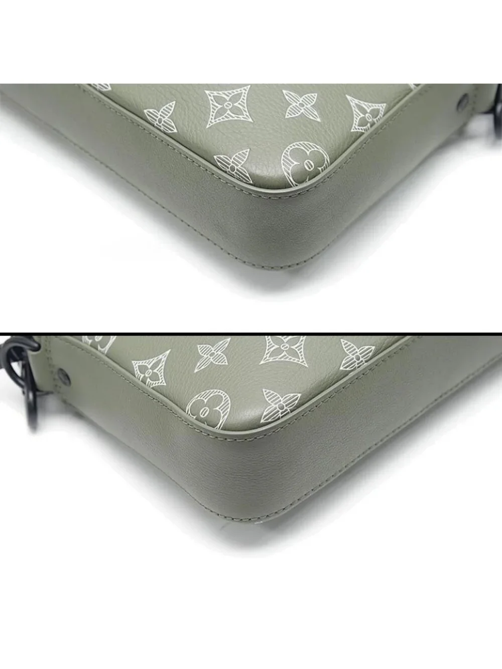 Louis Vuitton Monogram Shadow Trio Messenger Coin Purse Missing